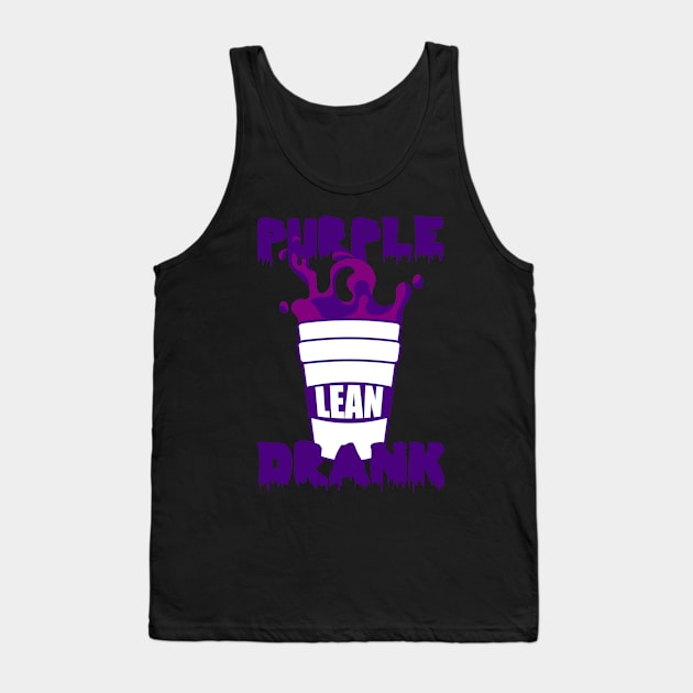 Purple Drank Lean Double Cup Tank Top by QQdesigns